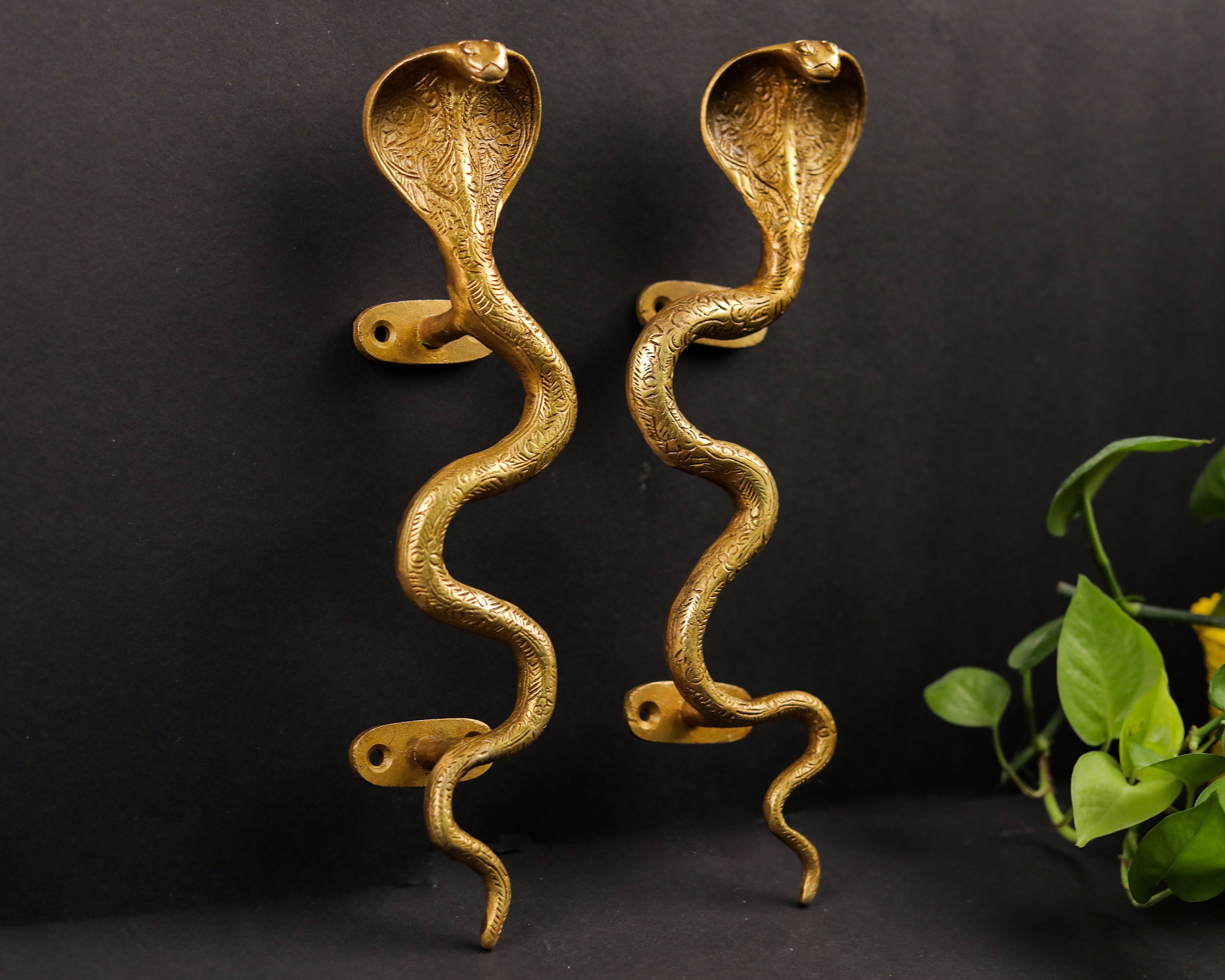 Snake Door Handle Animals Home Accessories Door Pull Handle Etsy