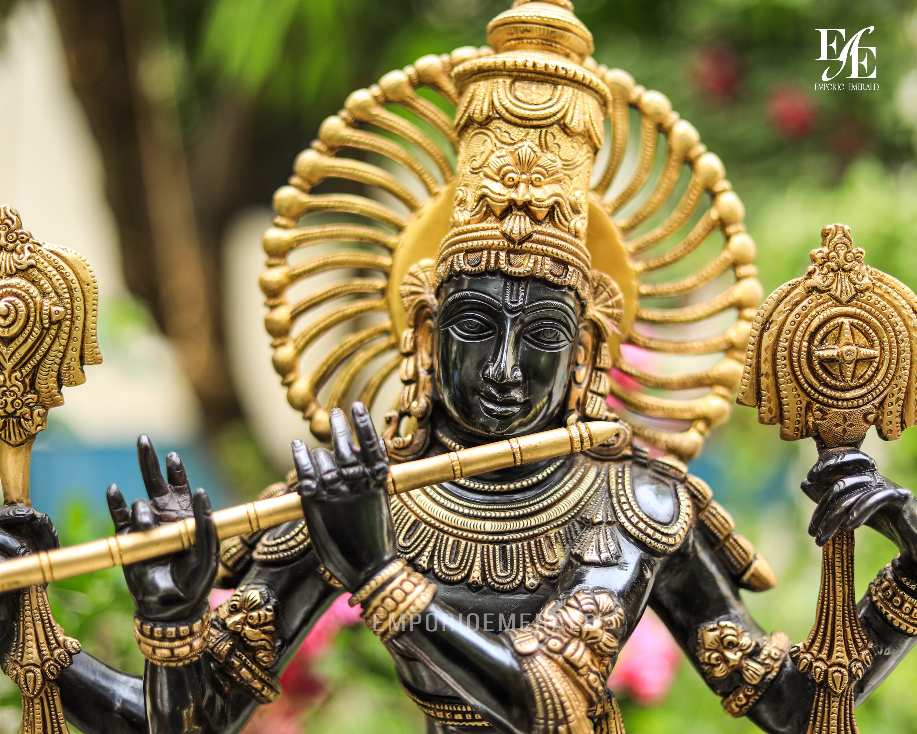 79 cm Krishna statue brass big outdoor Krishna statue Etsy