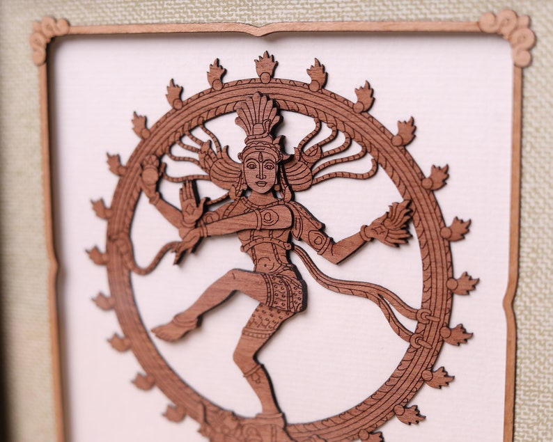 20 X 20 Cm Natraj Wall Art Painting/ Om Wall Hanging With the Etsy