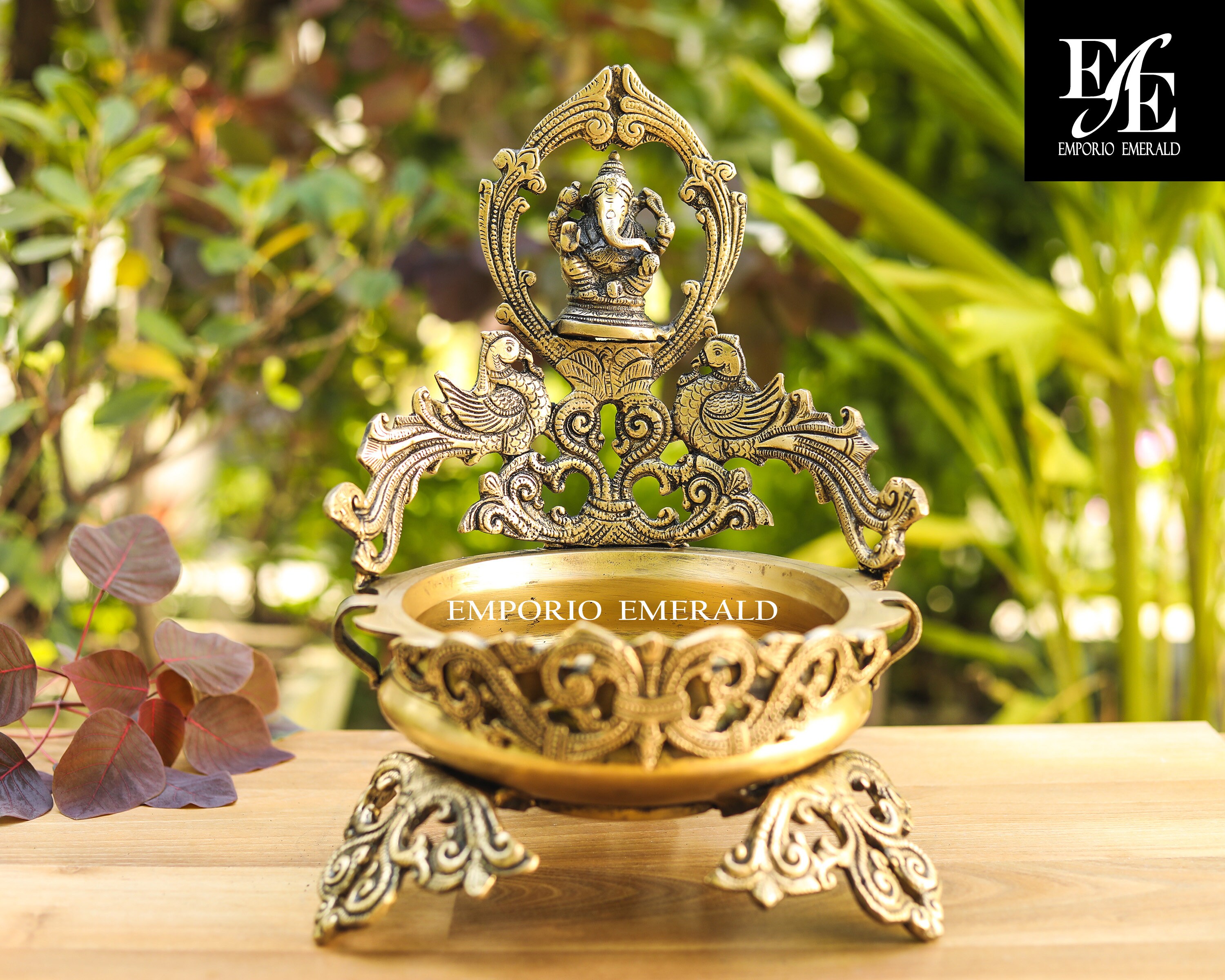 Brass Ganesha Uruli for Floating Flowers and Candles Etsy