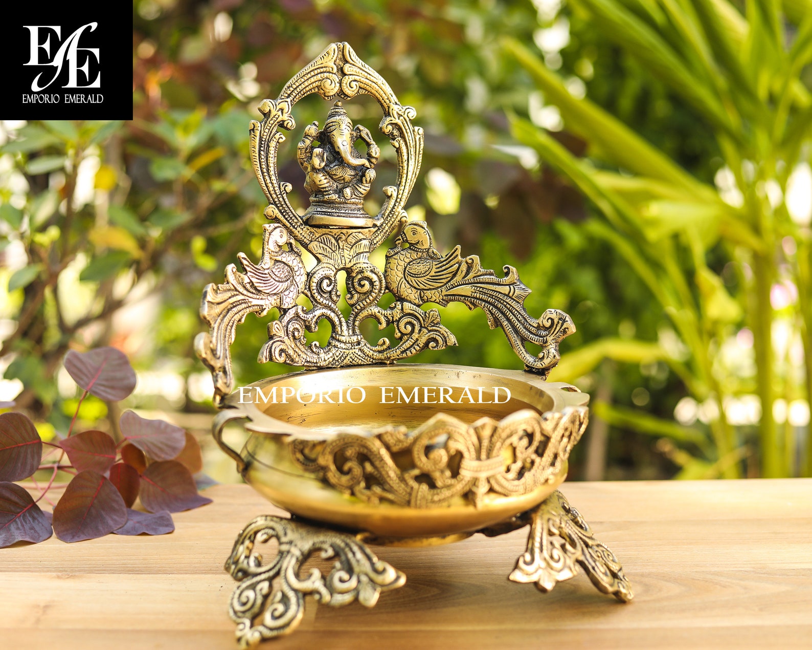 Brass Ganesha Uruli for Floating Flowers and Candles Etsy