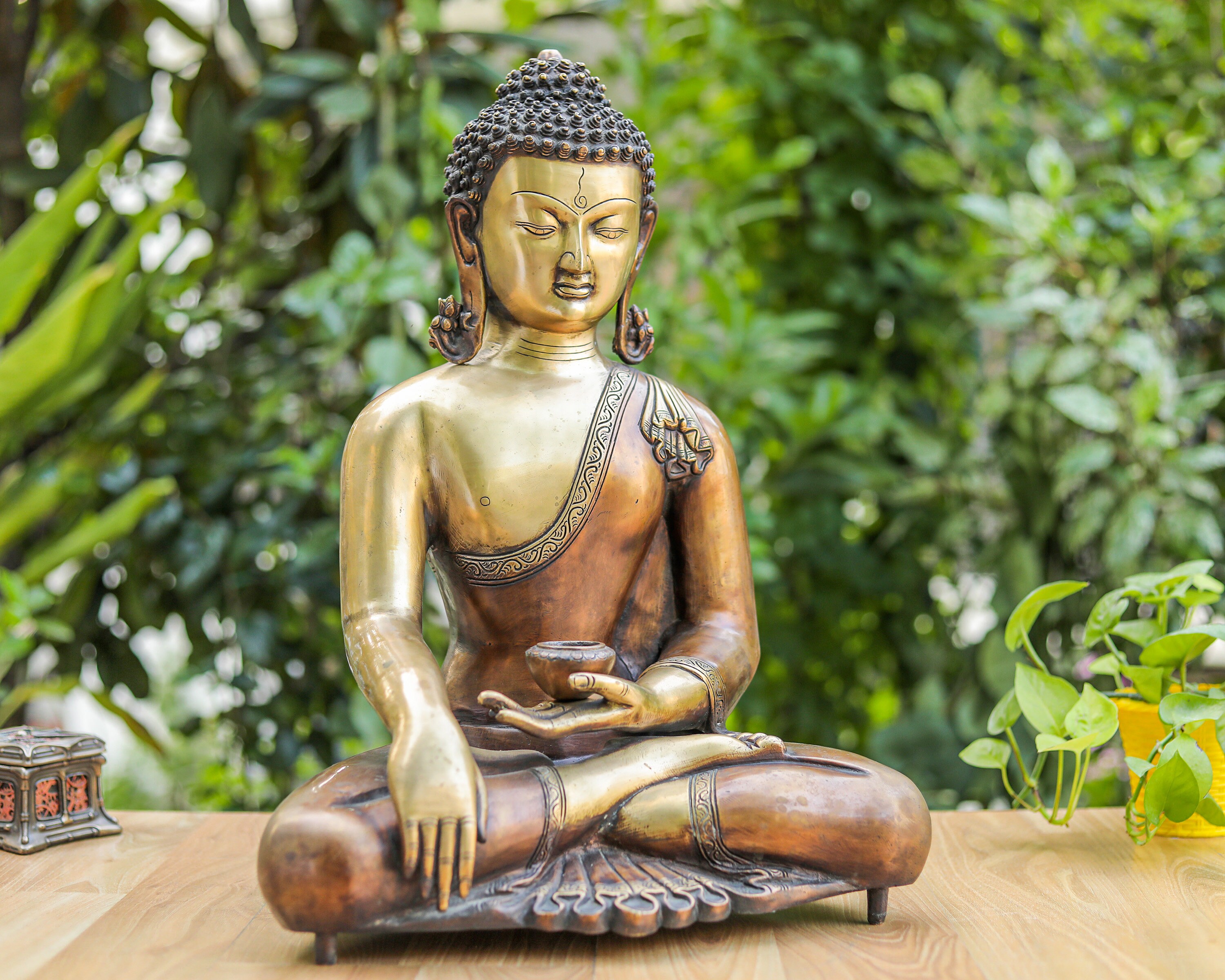 50cm Buddha calling the earth Buddha old buddha statue Etsy