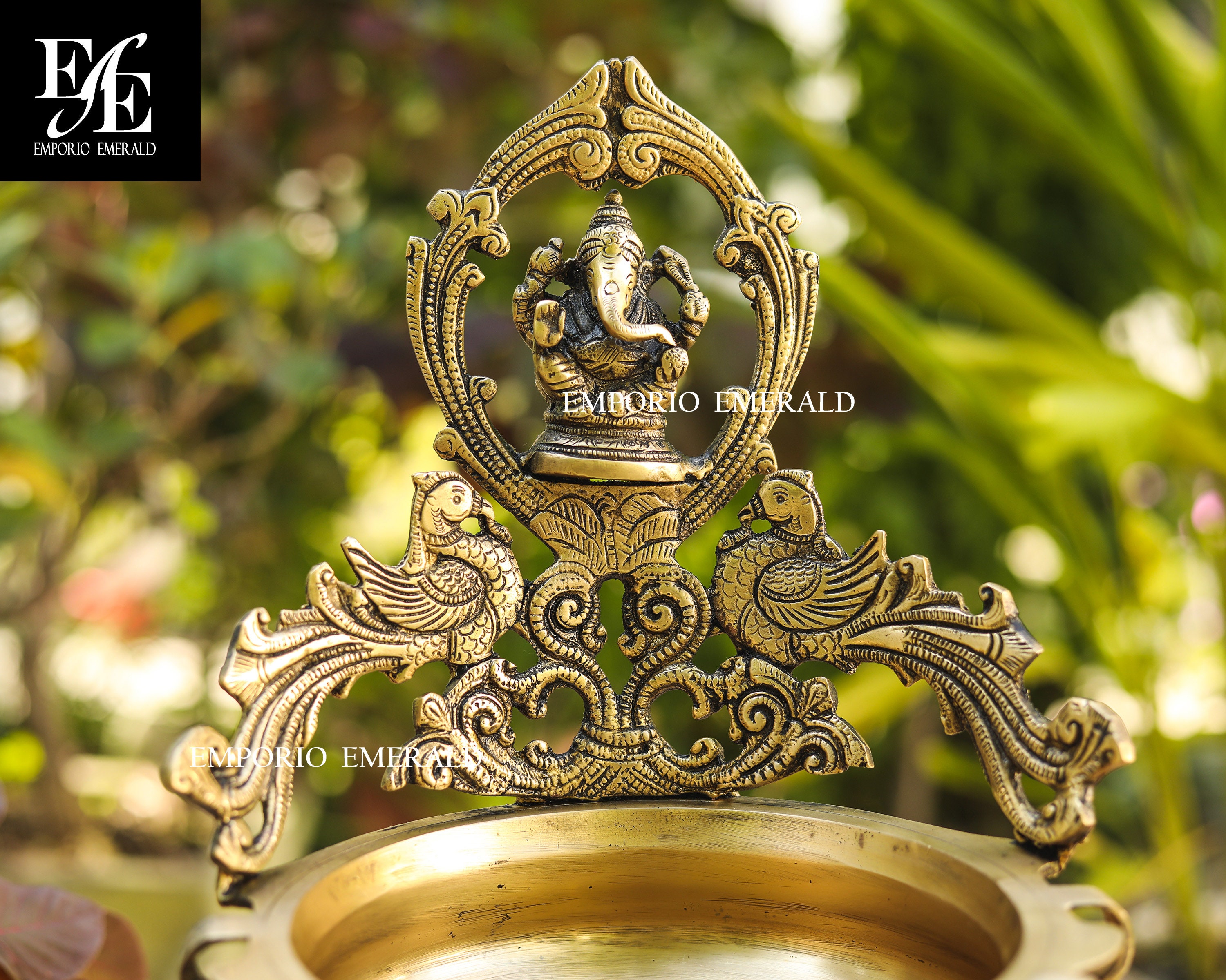 Brass Ganesha Uruli for Floating Flowers and Candles Etsy