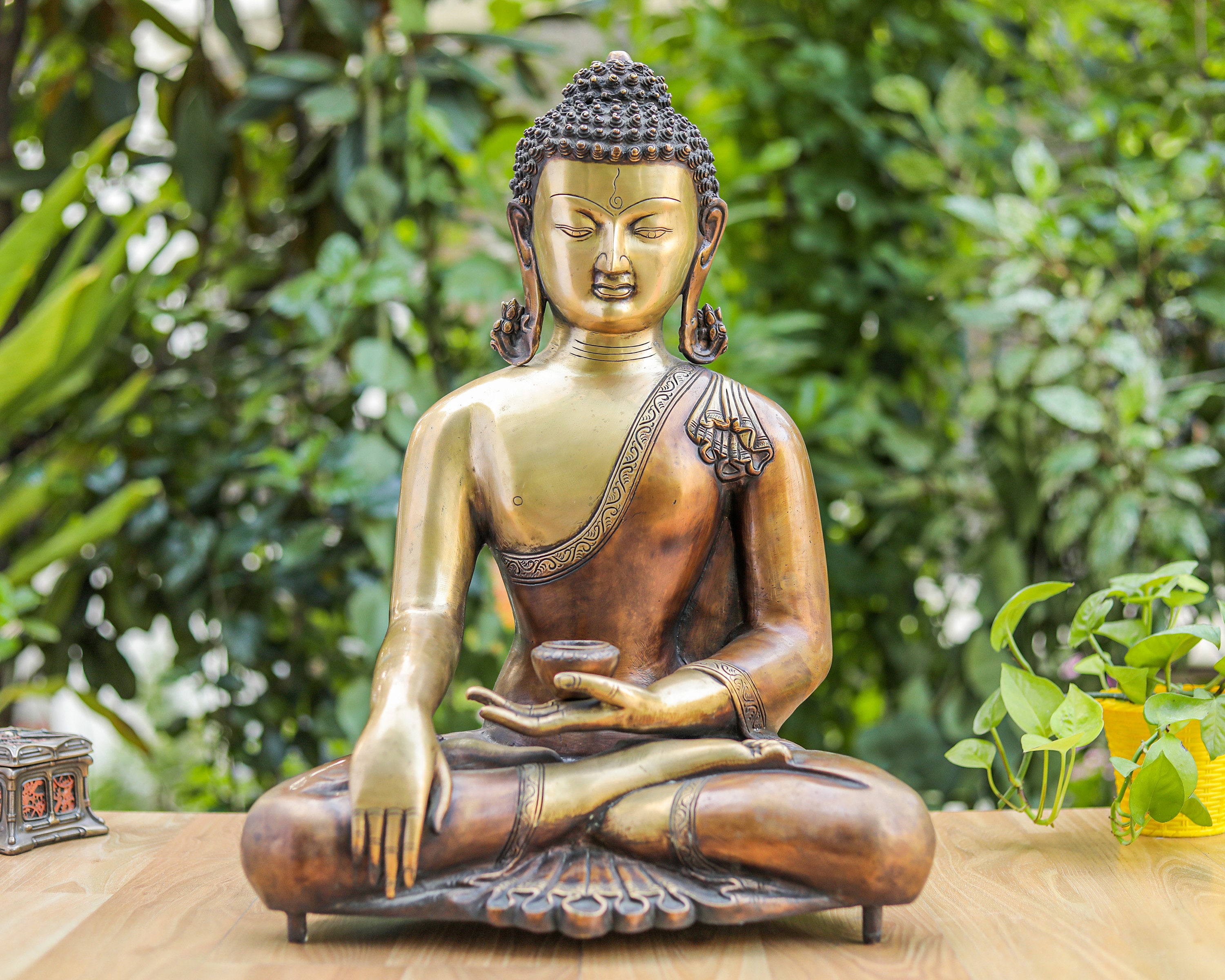 50cm Buddha calling the earth Buddha old buddha statue Etsy