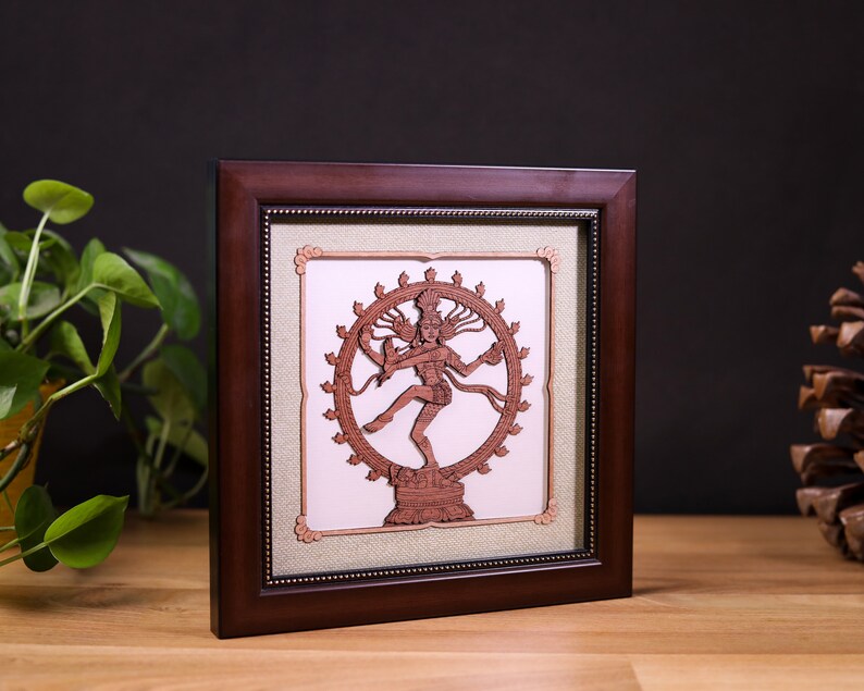20 X 20 Cm Natraj Wall Art Painting/ Om Wall Hanging With the Etsy