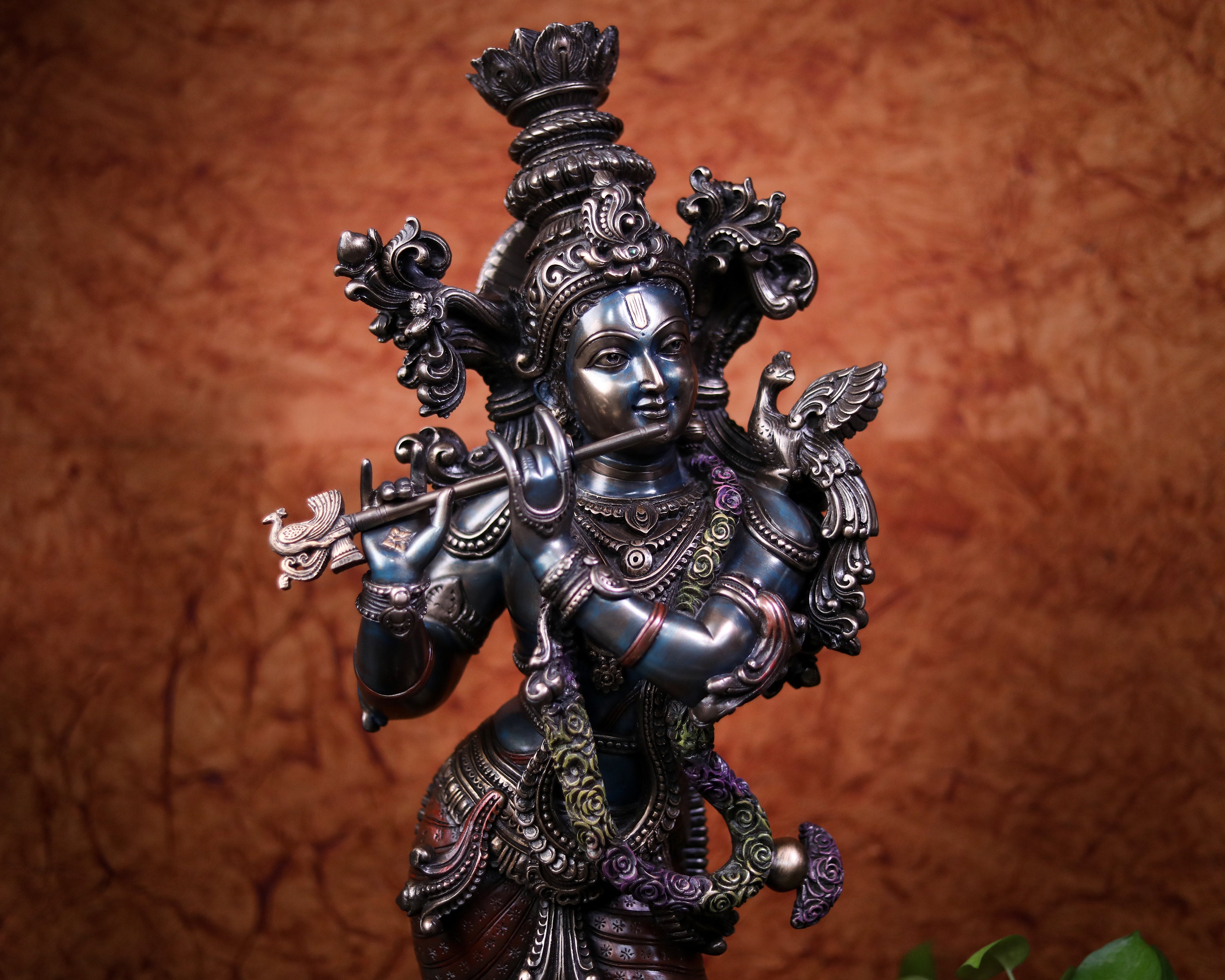 74 cm Krishna statue outdoor Krishna garden statue Home Etsy