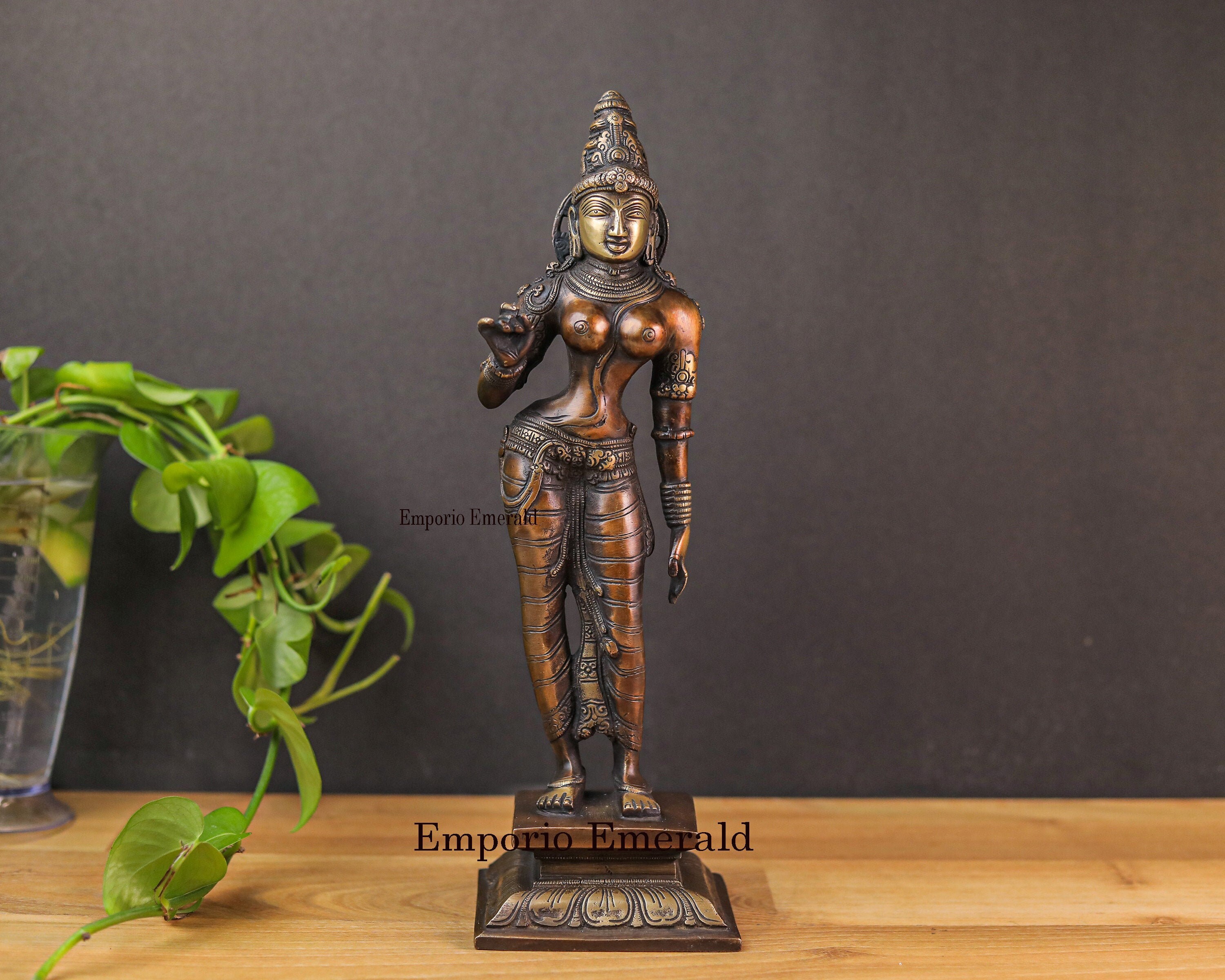 33Cm Paravati figurine Goddess Parvati statue Big Goddess Etsy