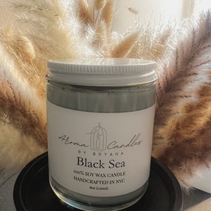 Sea & Sand Eco-Luxury Candle, Non-Toxic Coconut Wax