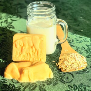 Hand crafted goat milk soap