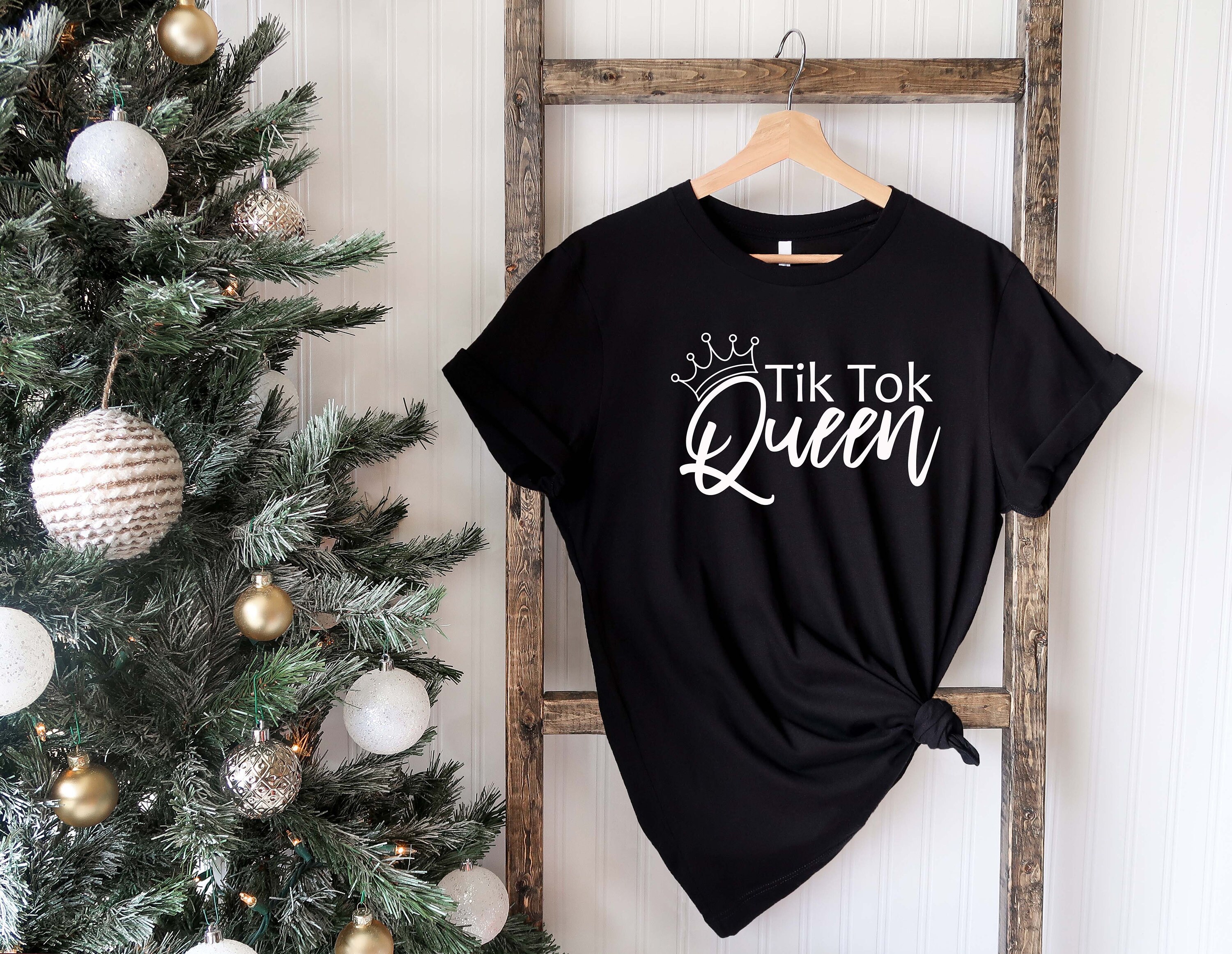 Tik Tok Queen Shirt Tik Tok Lover Tiktok Gift for Tiktok Etsy Canada
