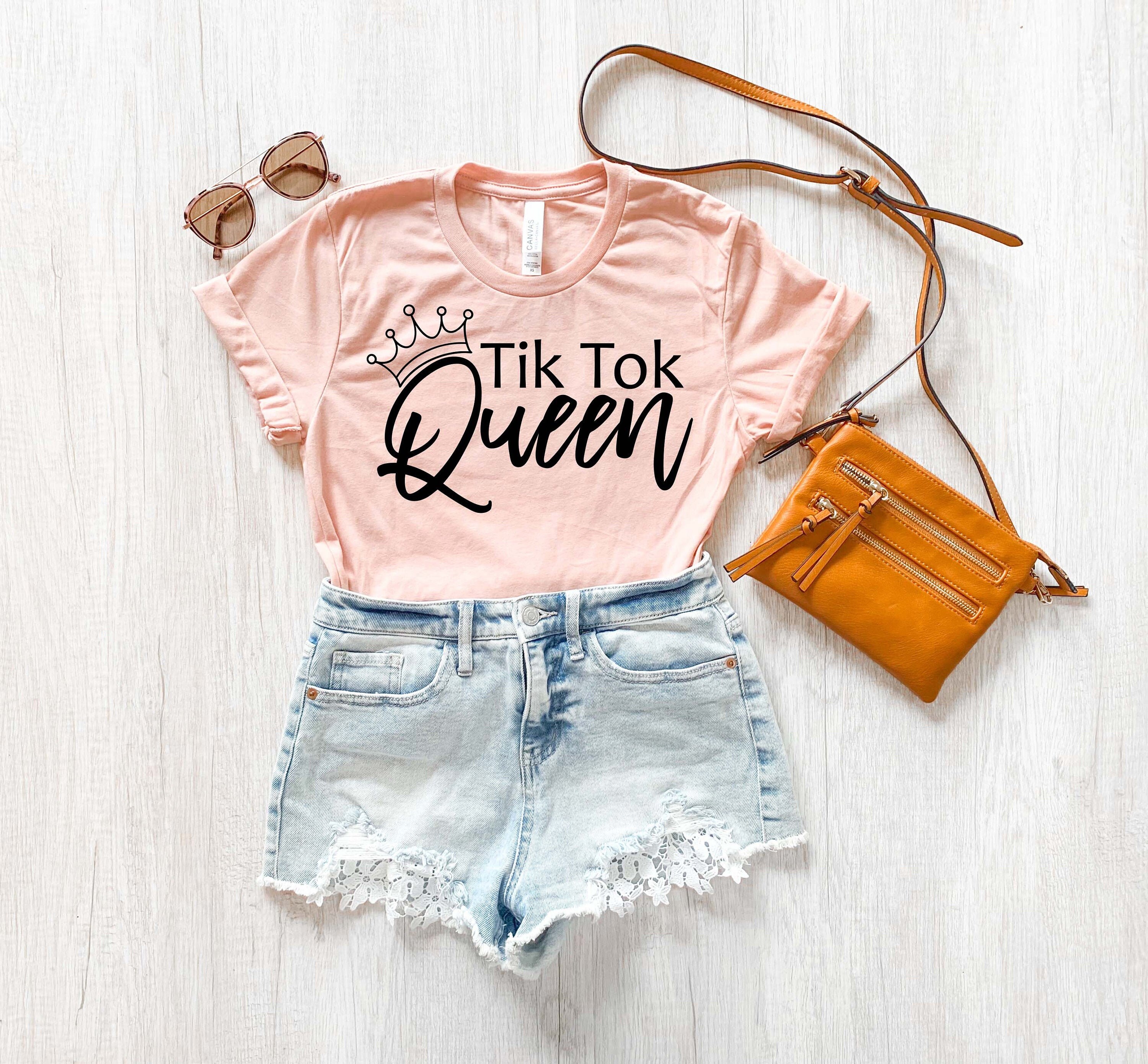 Tik Tok Queen Shirt Tik Tok Lover Tik Tok Gift for Tik Tok Etsy Canada