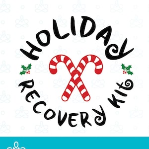 Holiday Recovery Kit, Christmas Party SVG, Png, Jpg, Pdf, druckbar, Digital, Sofort Download