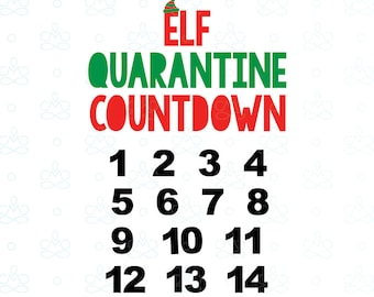 elf countdown etsy