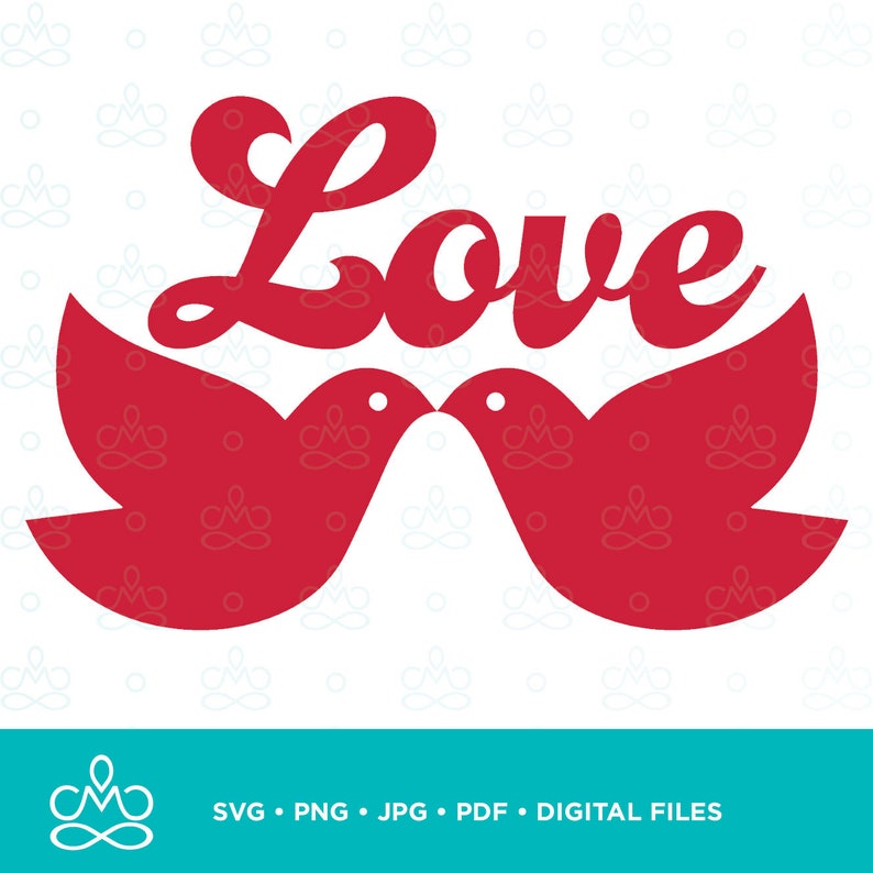 Love Birds SVG Png Jpg Pdf Printable Digital Instant Etsy Hong Kong