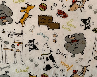 Cute Prints in Flannel Cotton - 44" Width - Choose from several options