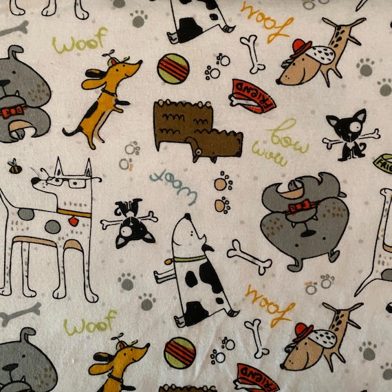 Cute Prints in Flannel Cotton - 44" Width - Choose from several options