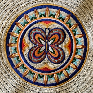 Embroidered Placemat - Italian Majolica Designs