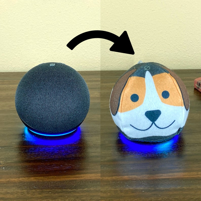Echo Dot Smart Speaker Skin Cute Dog Breeds image 10