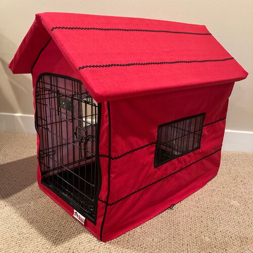 red dog crate