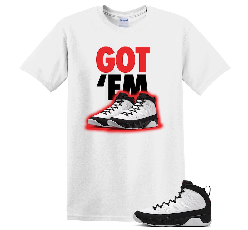 Got Em Sneaker Shirt to Match Jordan 9 OG Space Jam, Sneaker Shirt ...