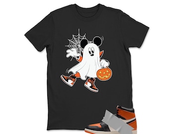 1 Shattered Backboard 2025 Orange Black White Sail Starfish T Shirt Match Ghost Mouse, Shirt To Match Jordan 1 Shattered Backboard