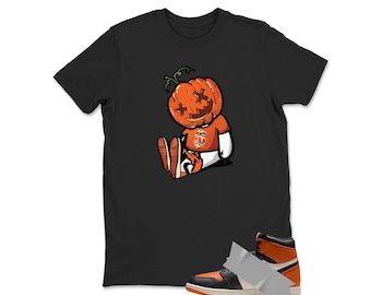 1 Shattered Backboard 2025 Orange Black White Sail Starfish T Shirt Match Carved Pumpkin Dolls, Shirt To Match Jordan 1 Shattered Backboard
