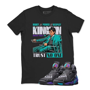 Shirts To Match Jordan 8 Aqua - Trust Issues Sneaker Tees, Sneaker Label Jordan 8 Aqua Matching Sneaker Tee Shirt