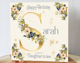 G4 Personalised Handmade Girls Birthday Card Daughter Niece Sister etc ANY AGE G4 Personalised Handmade Girls Birthday Card Daughter Niece Sister etc ANY AGE