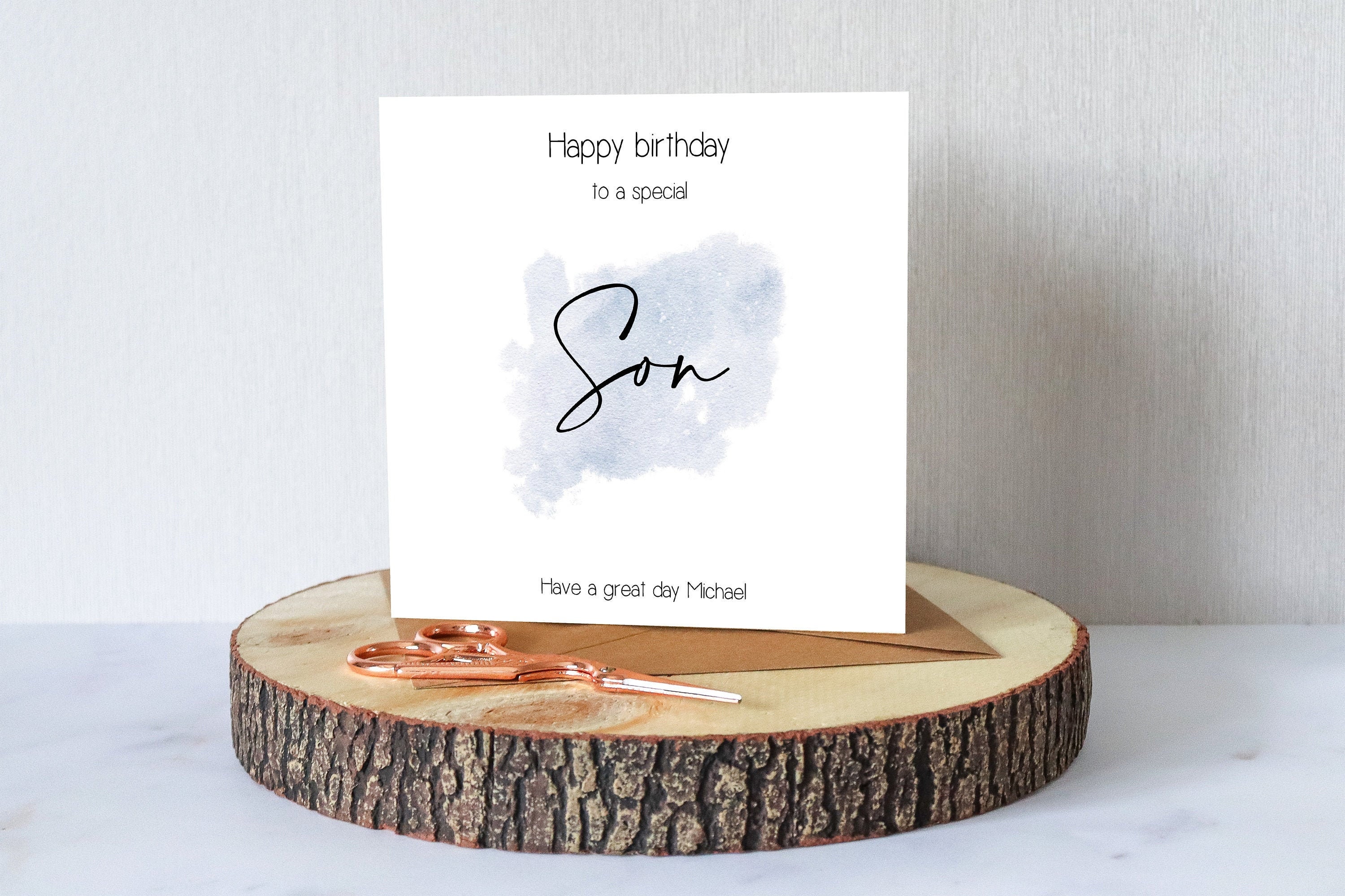 Son Birthday Card. happy Birthday to a Special Son. Have a | Etsy UK