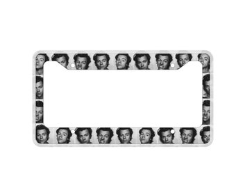 License plate frame, metal license plate, car decor