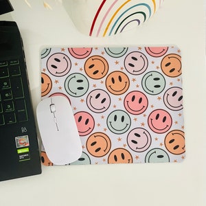 Retro star  mousepad, desk decor, office decor, computer accessories, desk accessories