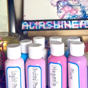 Fluid Art Kit: Acrylic Pouring Painting Supplies with Stretched Canvas