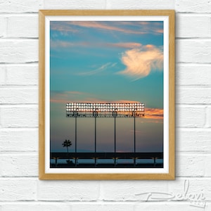 Stadium Lights Sunset