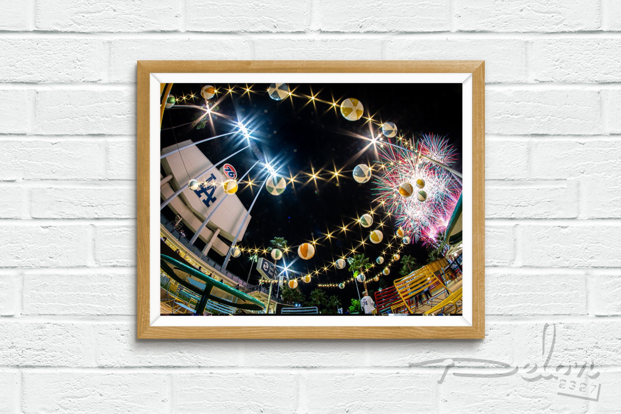 Dodger Stadium Fireworks Etsy