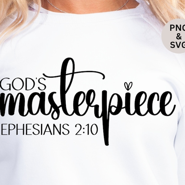 Christian PNG, Gods Masterpiece Png And Svg, Christian digital downloads, Bible Png, Christian Svg, Faith Png