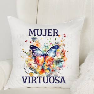 Mujer Virtuosa Png Sublimacion, Png Cristianos, Christian Png, Butterfly and Flowers Png, Frases Cristianas, Virtuous Women, Watermark Png image 3