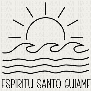 Jesus Png, Espiritu Santo Guiame Svg, Fe Svg, Sublimacion, Disenos Cristianos Svg Png, Camisas Cristianas Png, Descarga Digital, Cricut, Png