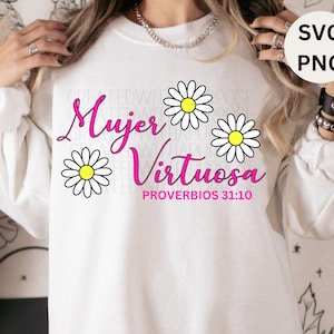 Mujer Virtuosa Png Sublimacion, Png Cristianos, Christian Png, Butterfly and Flowers Png, Frases Cristianas, Virtuous Women, Svg Cut File