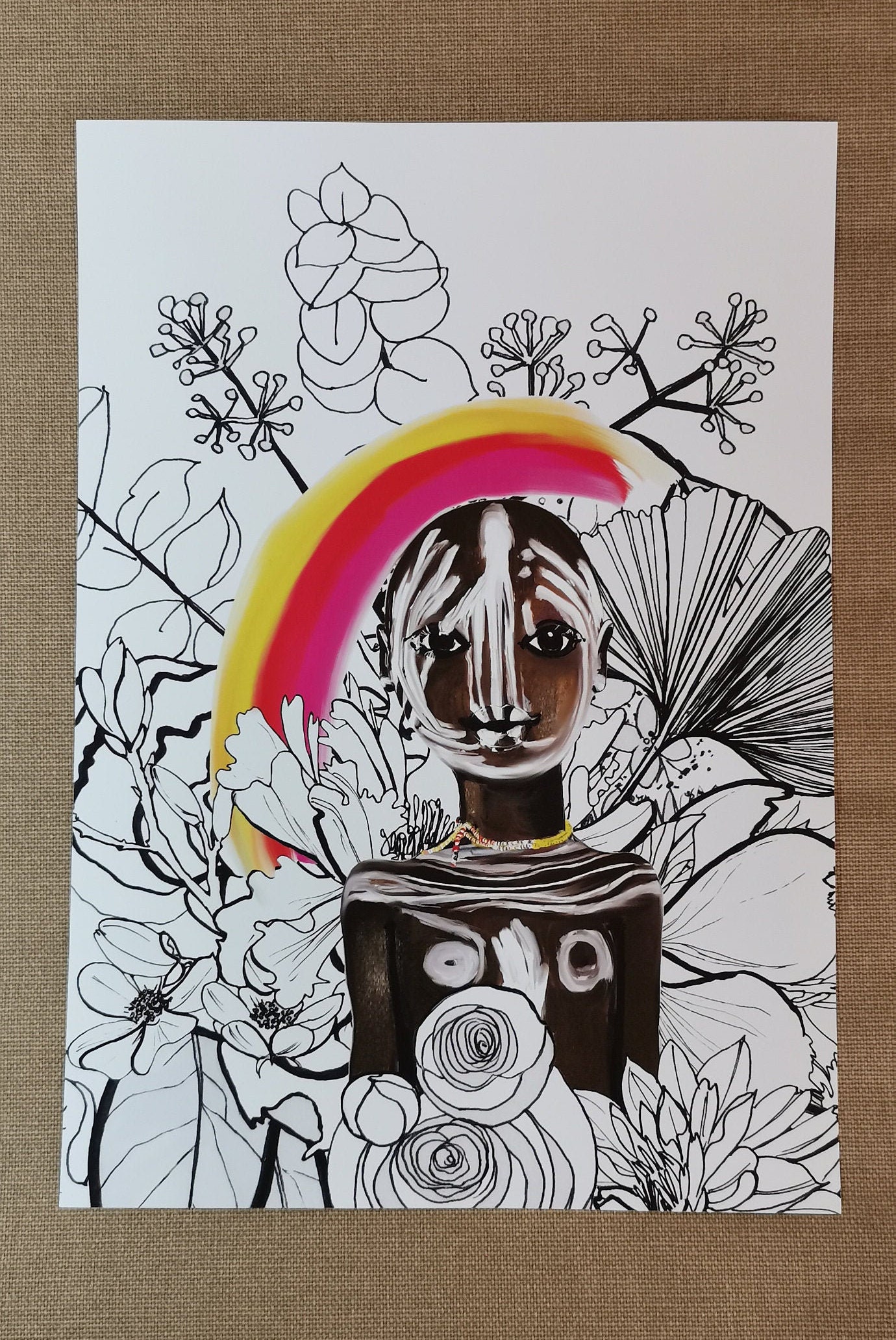 Illustration Enfant Vallée d'éthiopie