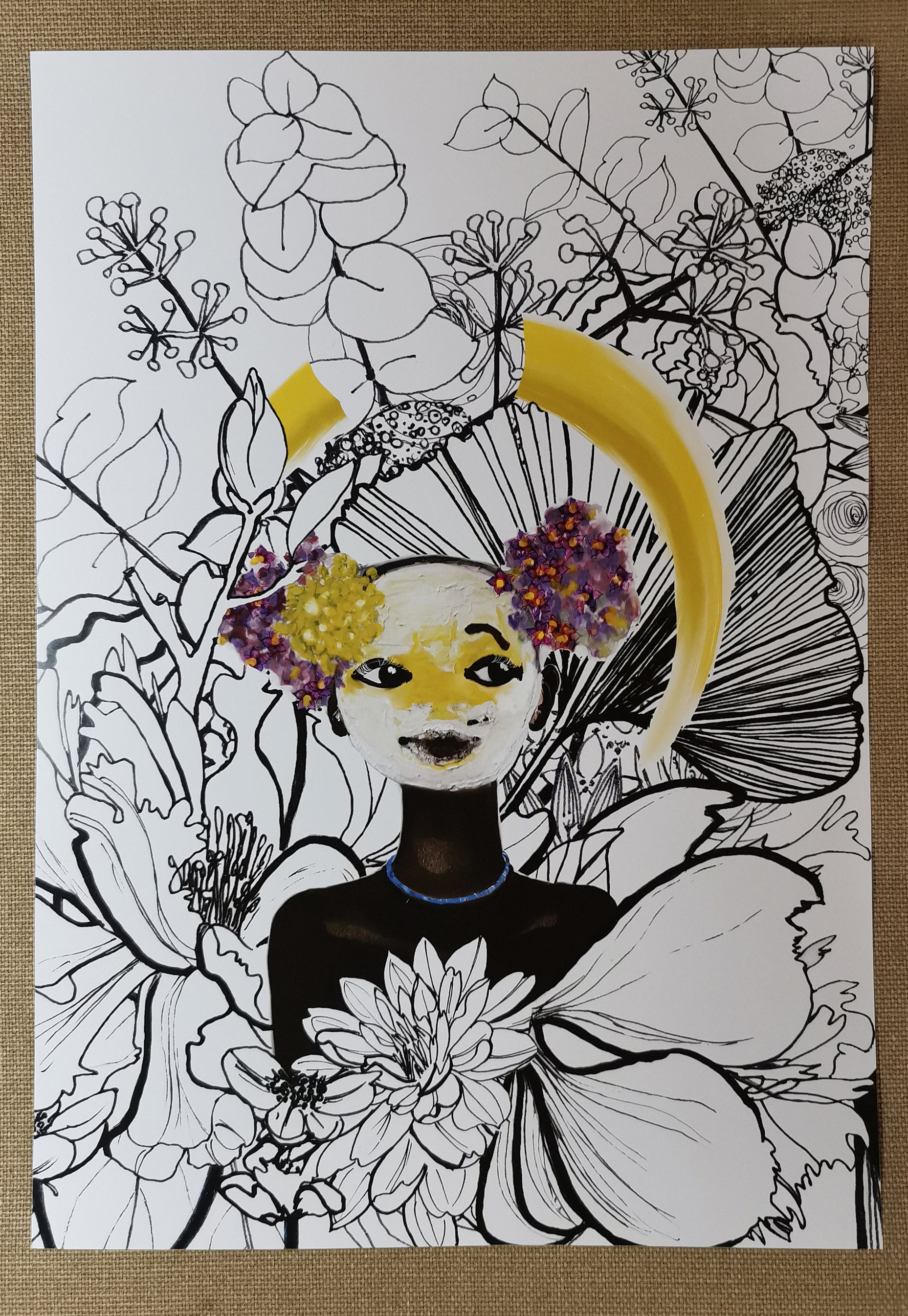 Illustration Enfant Vallée d'éthiopie