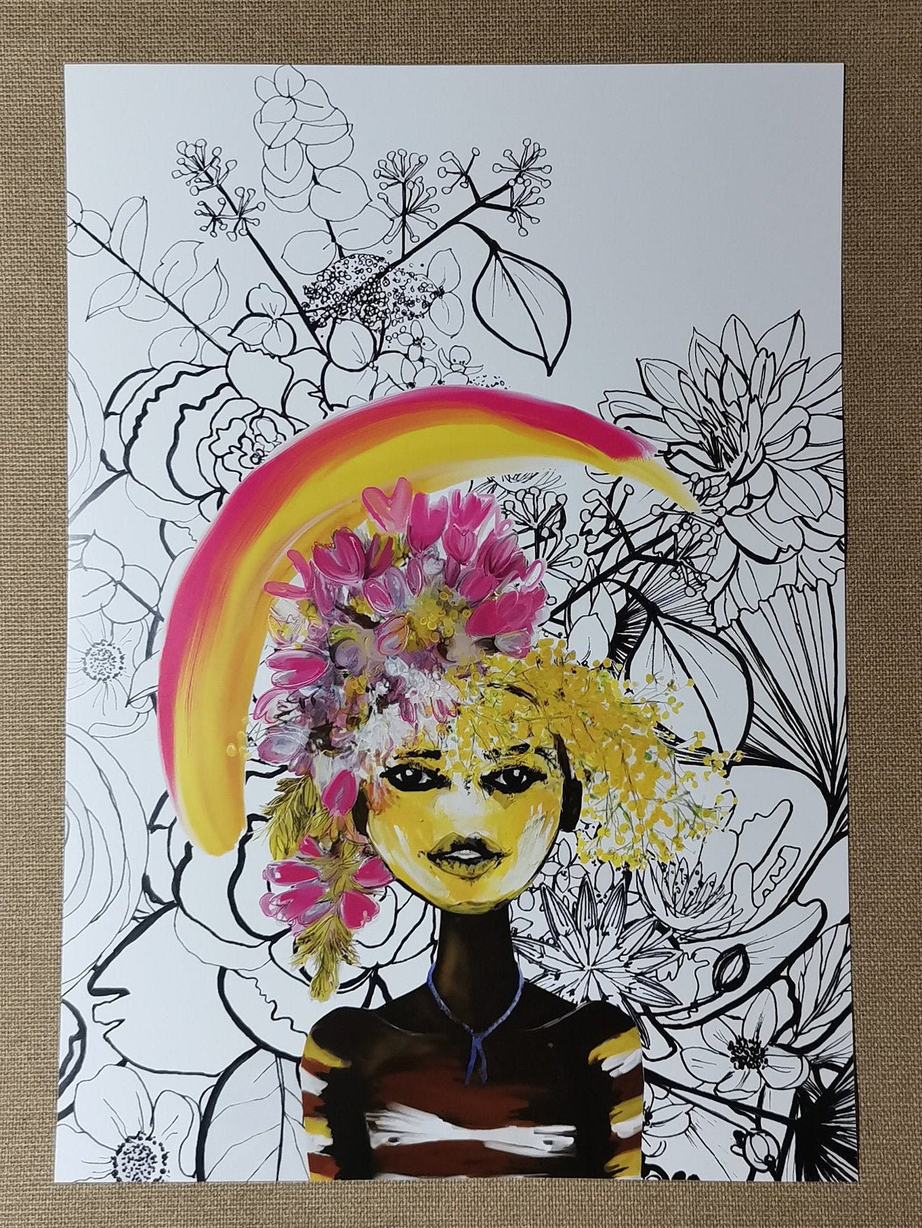 Illustration Enfant Vallée d'éthiopie