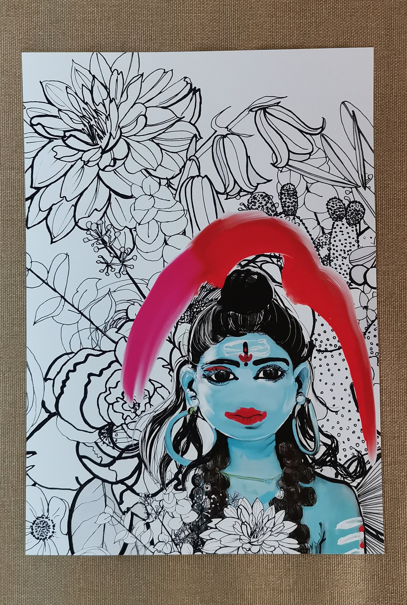 Illustration Enfant Shiva