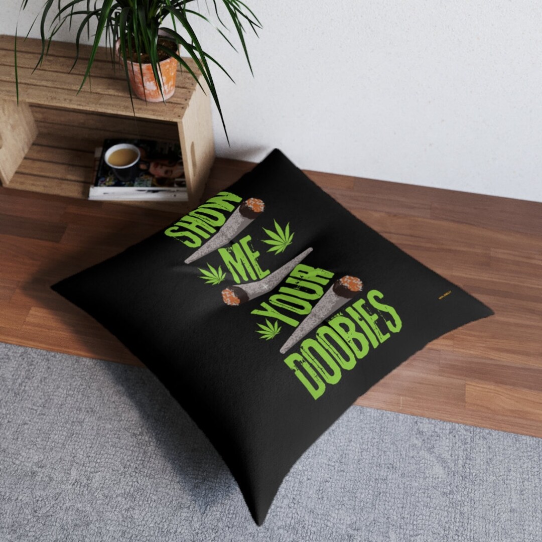 Doobies Floor Pillow, Floor Cushion, Meditation Pillow, Lounge Pillow