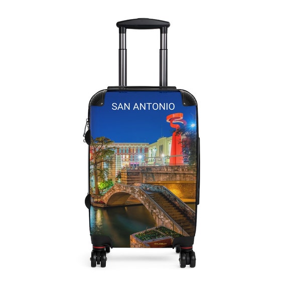 San Antonio Suitcase, Free Shipping, Travel Bag, Overnight Bag, Custom  Suitcase, Cabin Overhead, Rolling Spinner, Luggage - Etsy