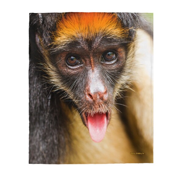 Monkey throw blanket sale