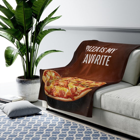 Pizza Blanket Velveteen Plush Blanket Free Shipping Two 