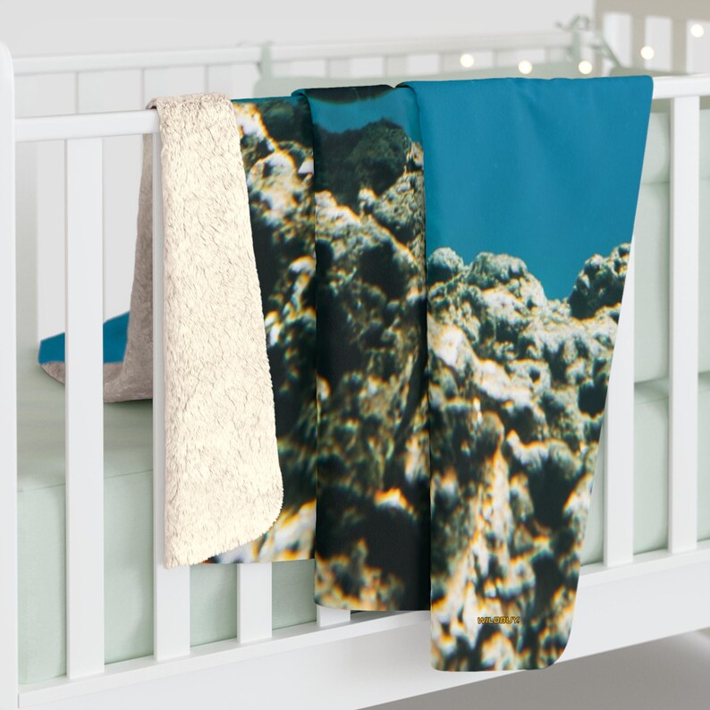 Sea Turtle Sherpa Fleece Blanket Etsy