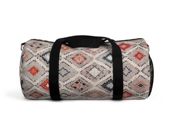 Southwest Boho Duffel Bag, Weekender, Gym Bag, Travel Gift, Sports Duffle, Overnight Bag, Carry On Luggage, Boho Bag
