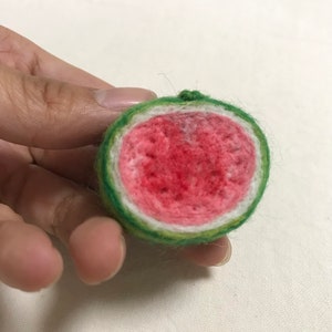 Watermelon - Needle Felting Tutorial : Download PDF - Instructions Only Digital DIY Needle Felting for Beginners