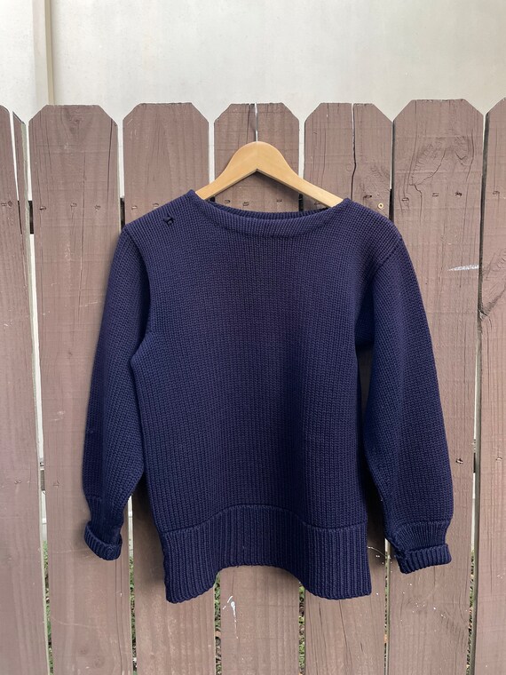 1940s/50s deep purple wool sweater - image 6